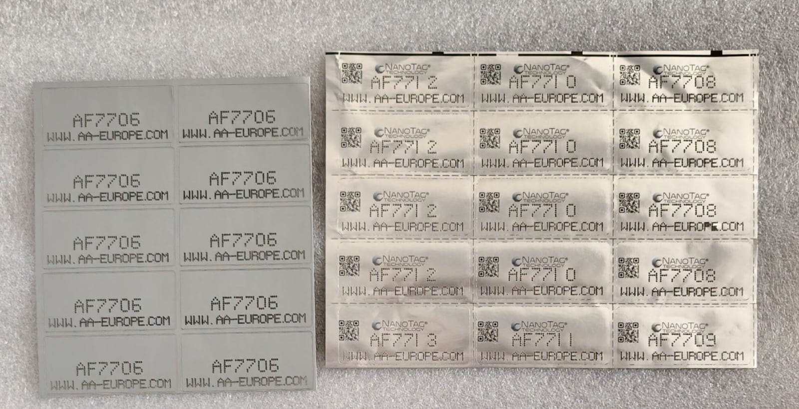 Etch Label Variants